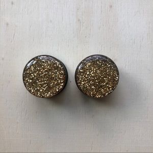 Glitter plugs gauges 7/8